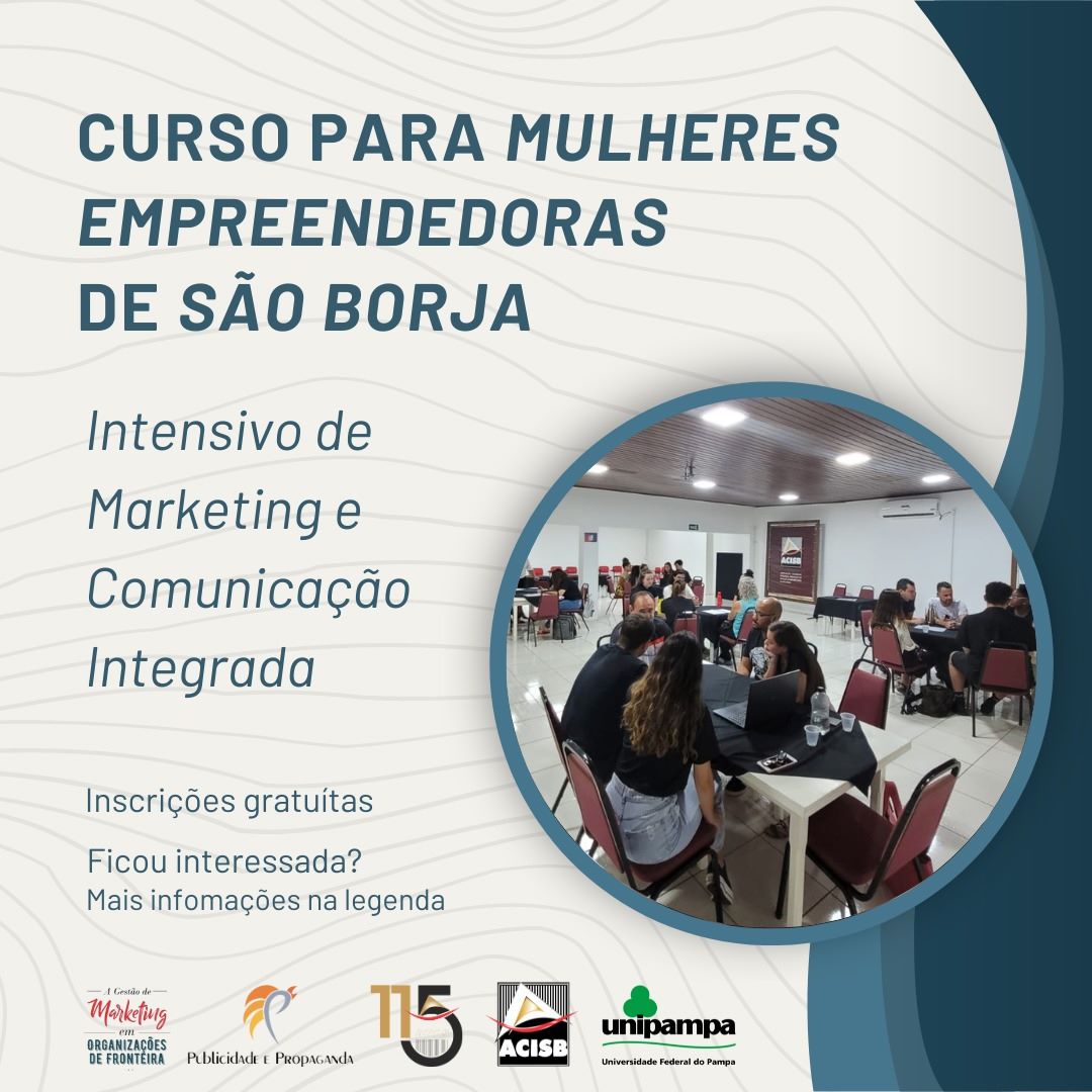 Curso para mulheres empreendedoras de São Borja ACISB